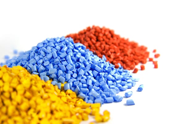 plastic polymer granules